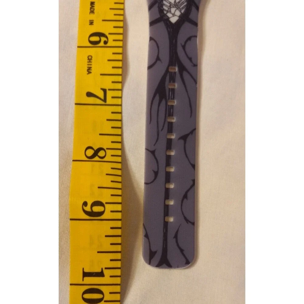 Jack Skeleton rubber flash wristwatch tap on time Nightmare before Christmas